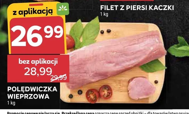Polędwiczka wieprzowa promocja w Stokrotka