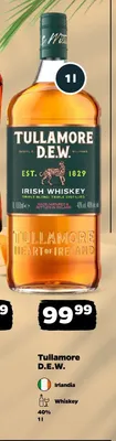 Whiskey Tullamore D.E.W. promocja w Netto