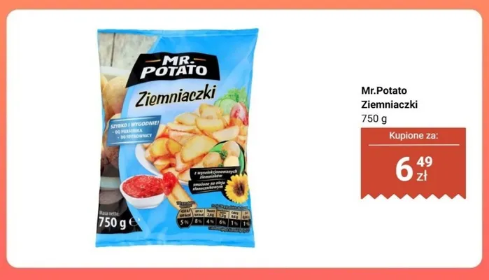 Ziemniaczki Mr.Potato promocja w Biedronka