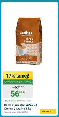 Kawa ziarnista Lavazza Crema e Aroma promocja w ERLI