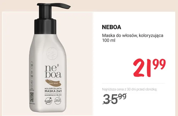 Maska do włosów, koloryzująca promocja w Rossmann
