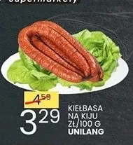 Kiełbasa na kiju Unilang promocja w Wafelek