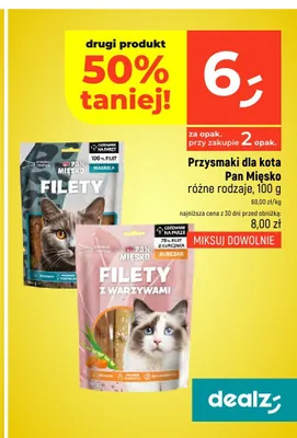 Przysmaki dla kota Pan Mięsko Filety z makreli promocja w Dealz