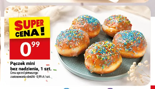 Pączek mini bez nadzienia Białecki promocja w Twój Market