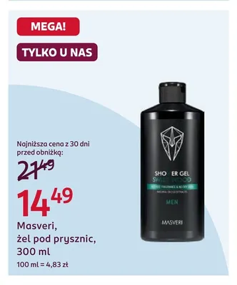 Żel pod prysznic Masveri promocja w Rossmann