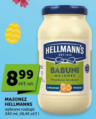 Majonez Babuni wyjątkowo kremowy promocja w Groszek