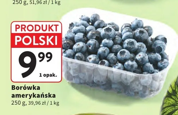 Borówka amerykańska promocja w Intermarche