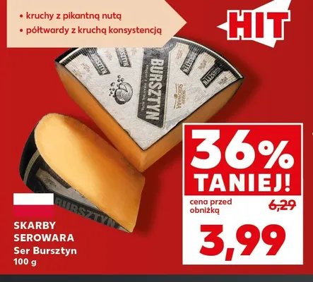 Ser Bursztyn Skarby Serowara promocja w Kaufland