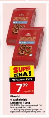 Pierniki w czekoladzie Lambertz promocja w Twój Market