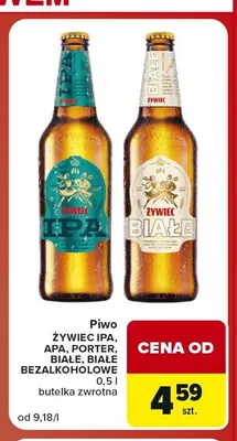 Piwo Żywiec APA promocja w Carrefour Market