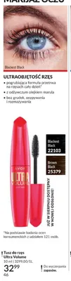 Tusz do rzęs Avon Ultra Volume Blackest Black promocja w AVON