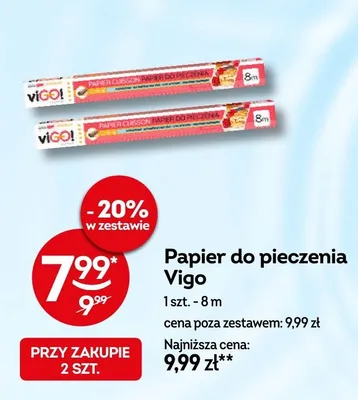 Papier do pieczenia Vigo promocja w Żabka