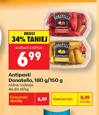Antipasti Donatello promocja w Biedronka