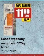Łosoś wędzony na gorąco Mirko naturalny promocja w API Market