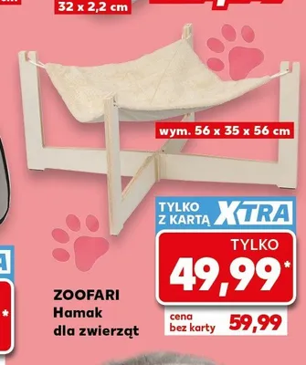 Hamak dla zwierząt Zoofari promocja w Kaufland