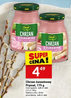 Chrzan Żurawinowy promocja w Twój Market