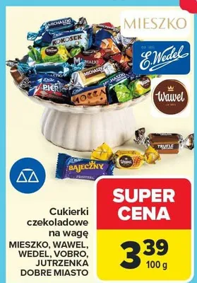 Cukierki czekoladowe na wagę promocja w Carrefour Market