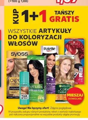 Farba do włosów Joanna Naturia Color promocja w Kaufland