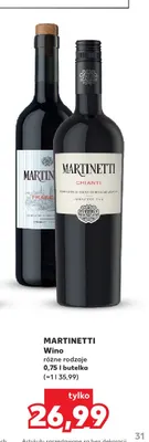 Wino czerwone Chianti Martinetti promocja w Kaufland