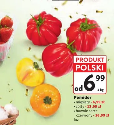 Pomidory mięsiste polskie promocja w Intermarche