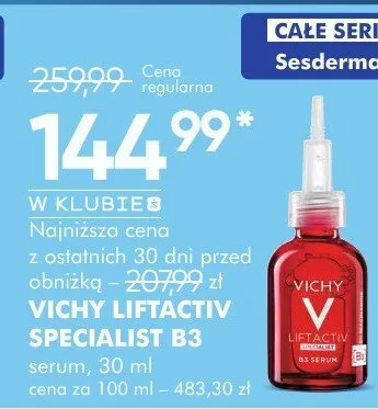 Serum Liftactiv Specialist B3 promocja w Super-Pharm
