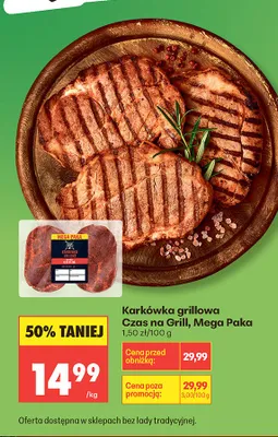 Karkówka grillowa Czas na Grill Mega Paka promocja w Biedronka