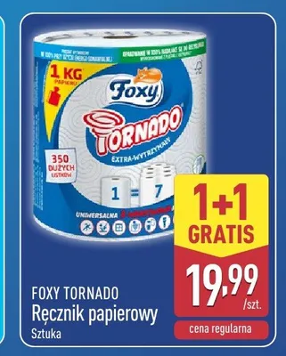 Ręcznik papierowy Tornado Foxy promocja w Aldi