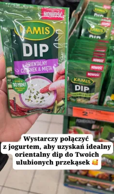 Dip Kamis orientalny czosnek & mięta promocja w Biedronka