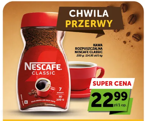 Kawa rozpuszczalna Nescafe Classic promocja w Euro Sklep