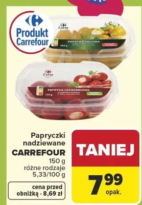 Papryczki nadziewane różne rodzaje promocja w Carrefour Market
