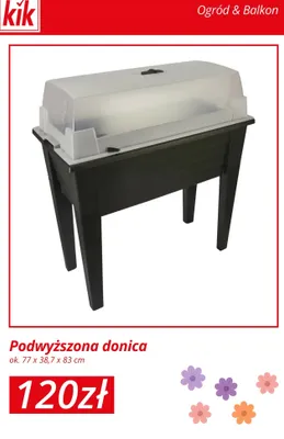 Podwyższona donica promocja w KiK
