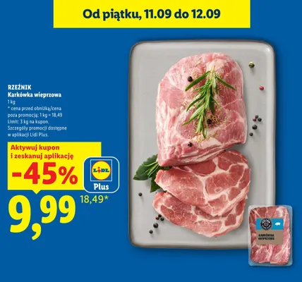 Karkówka wieprzowa Rzeźnik promocja w Lidl