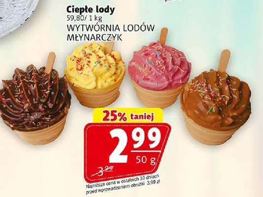 Ciepłe lody promocja w Prim Market