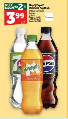 Napój gazowany Mirinda 0,5 l promocja w TOPAZ