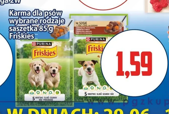 Karma dla psów Purina Friskies promocja w Kupiec