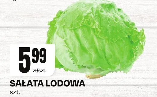 Sałata lodowa promocja w Chorten