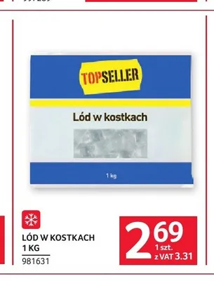 Lód w kostkach Topseller promocja w Selgros