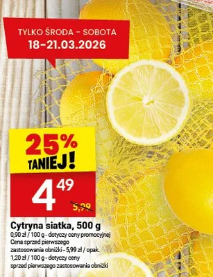 Cytryna siatka promocja w Twój Market