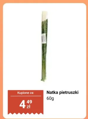 Natka pietruszki promocja w Dino