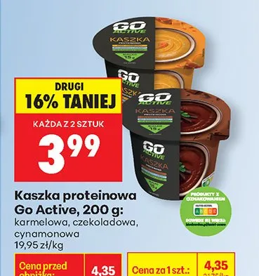 Kaszka proteinowa, różne rodzaje promocja w Biedronka