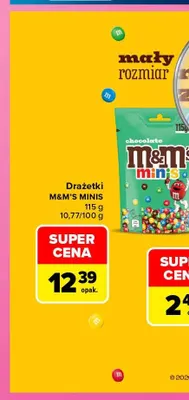 Drażetki M & M's Minis promocja w Carrefour