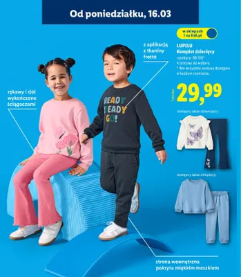 Komplet dziecięcy promocja w Lidl