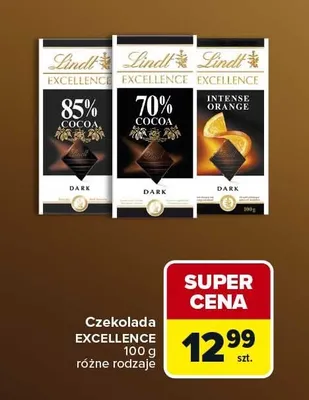 Czekolada Lindt Excellence promocja w Carrefour