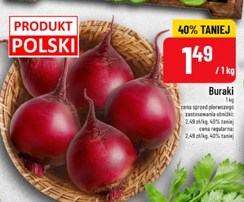 Buraki promocja w POLOmarket