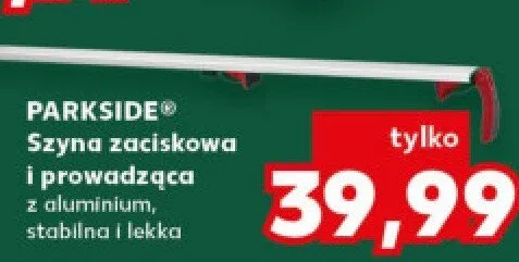 Szyna zaciskowa i prowadząca promocja w Kaufland