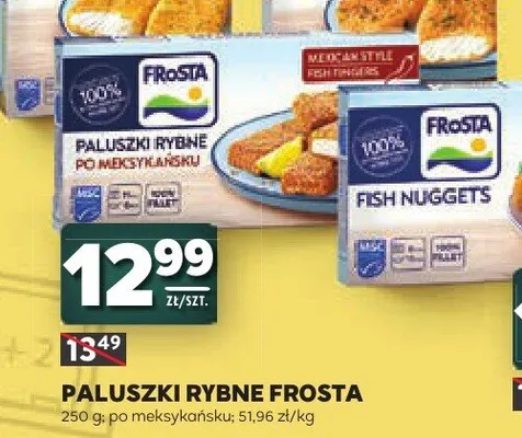 Paluszki rybne Frosta po meksykańsku promocja w Stokrotka