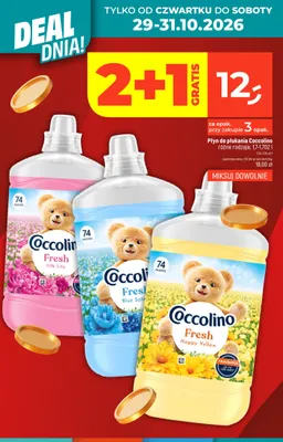 Płyn do płukania Coccolino Fresh Blue Splash promocja w Dealz
