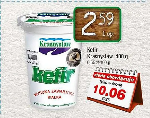 Kefir Krasnystaw promocja w LEWIATAN