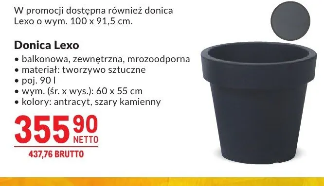 Donica Lexo promocja w Makro