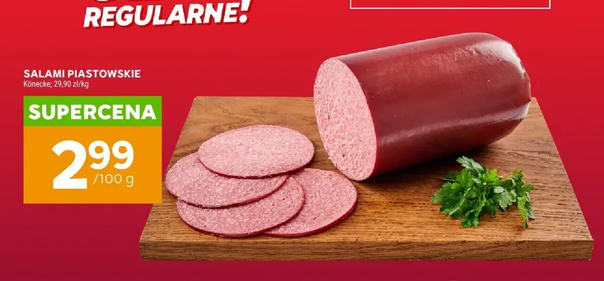 Salami Piastowskie Könecke promocja w Stokrotka